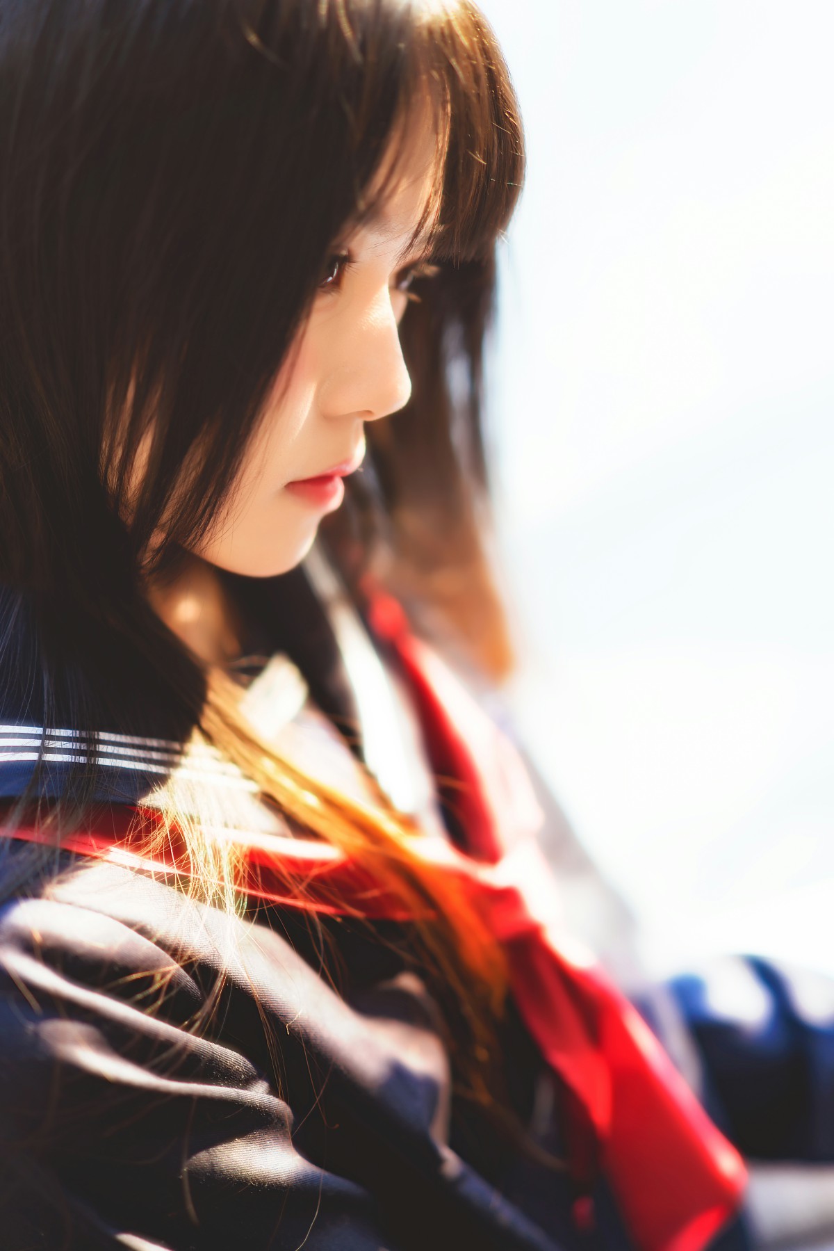 图片[13]-萝莉风COS 桜桃喵 – 黑色水手服 – COSPLAY-小爱·美女部落