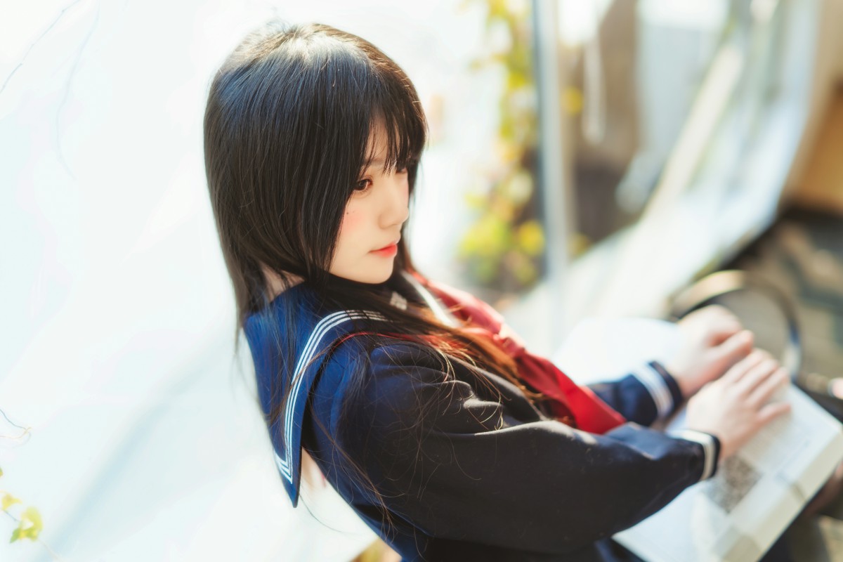 图片[12]-萝莉风COS 桜桃喵 – 黑色水手服 – COSPLAY-小爱·美女部落