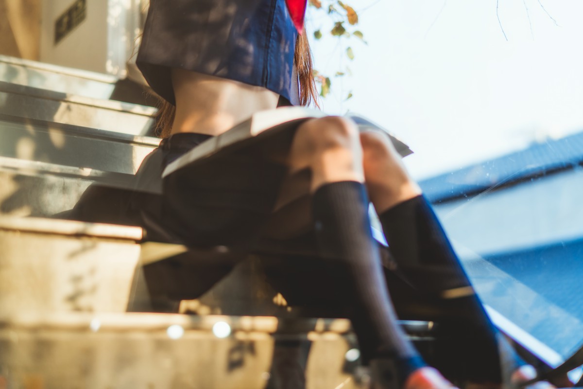 图片[19]-萝莉风COS 桜桃喵 – 黑色水手服 – COSPLAY-小爱·美女部落