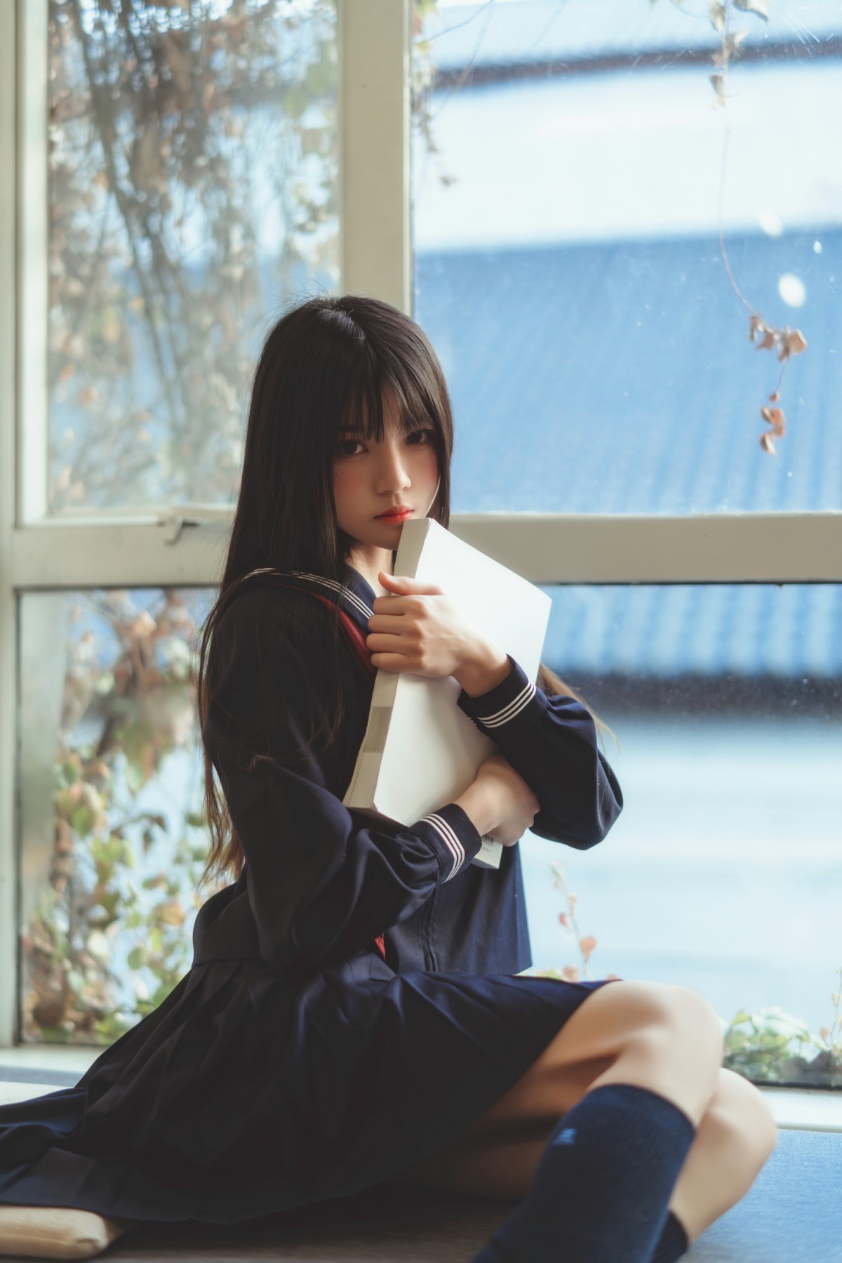 图片[31]-萝莉风COS 桜桃喵 – 黑色水手服 – COSPLAY-小爱·美女部落