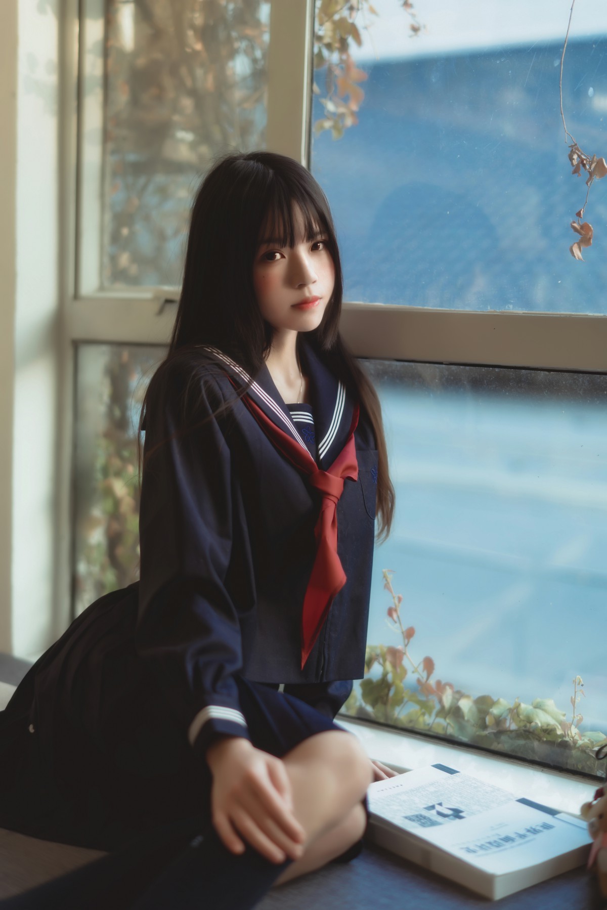 图片[30]-萝莉风COS 桜桃喵 – 黑色水手服 – COSPLAY-小爱·美女部落