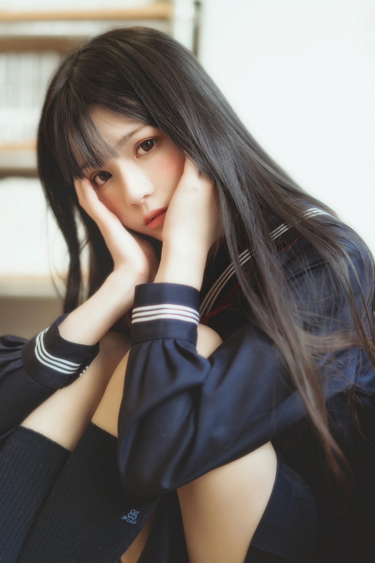 图片[41]-萝莉风COS 桜桃喵 – 黑色水手服 – COSPLAY-小爱·美女部落