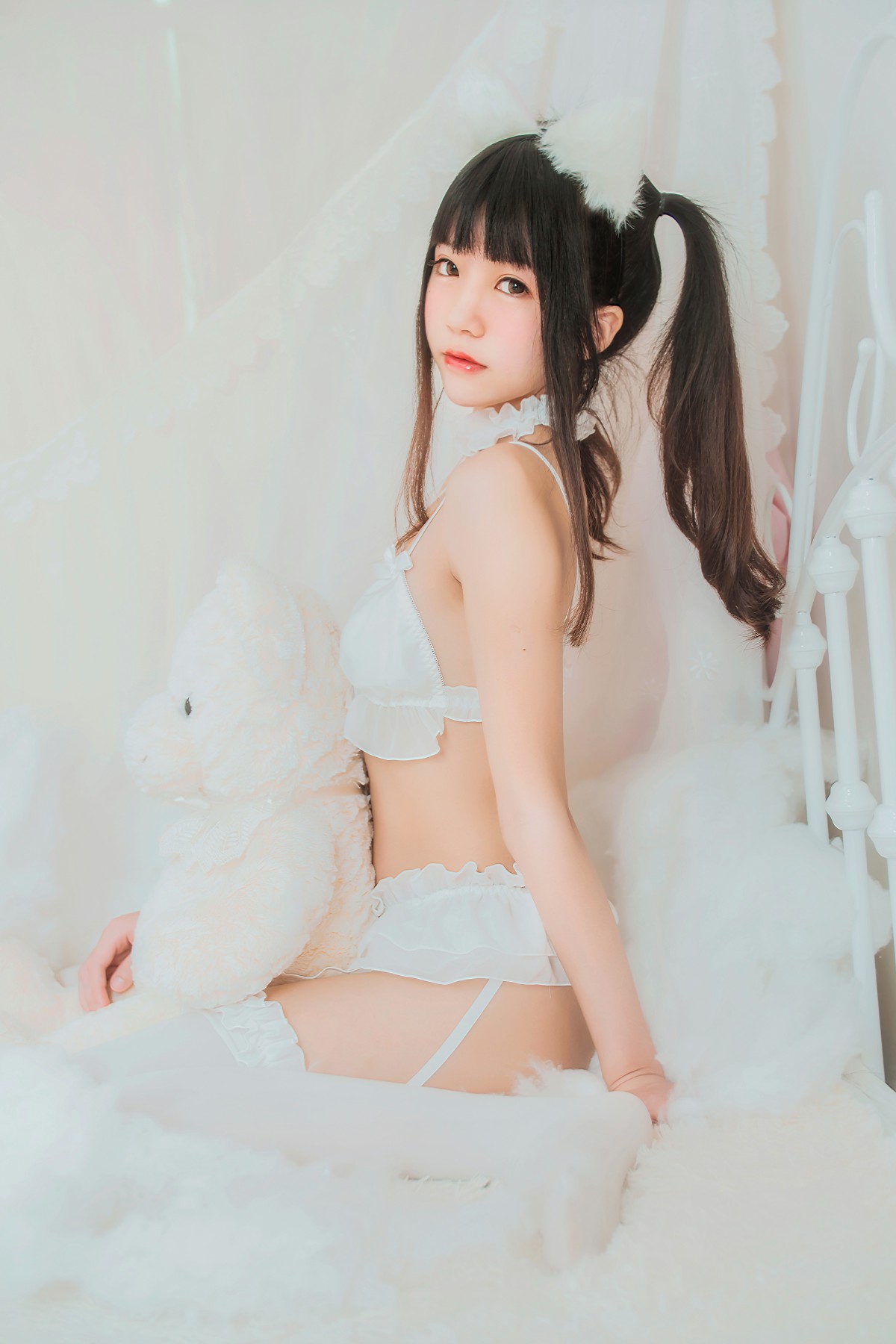 图片[12]-萝莉风COS 桜桃喵 – 白猫 – COSPLAY-小爱·美女部落