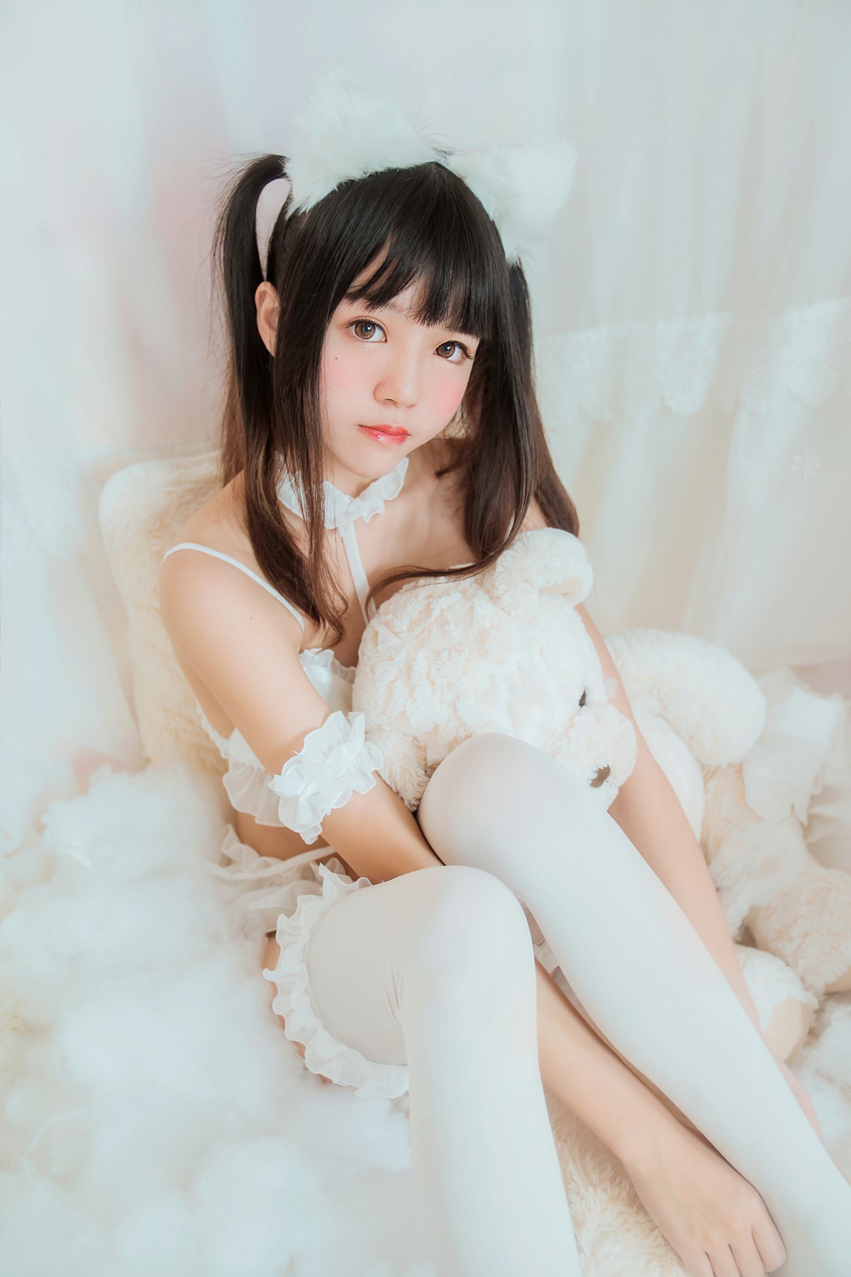 图片[18]-萝莉风COS 桜桃喵 – 白猫 – COSPLAY-小爱·美女部落