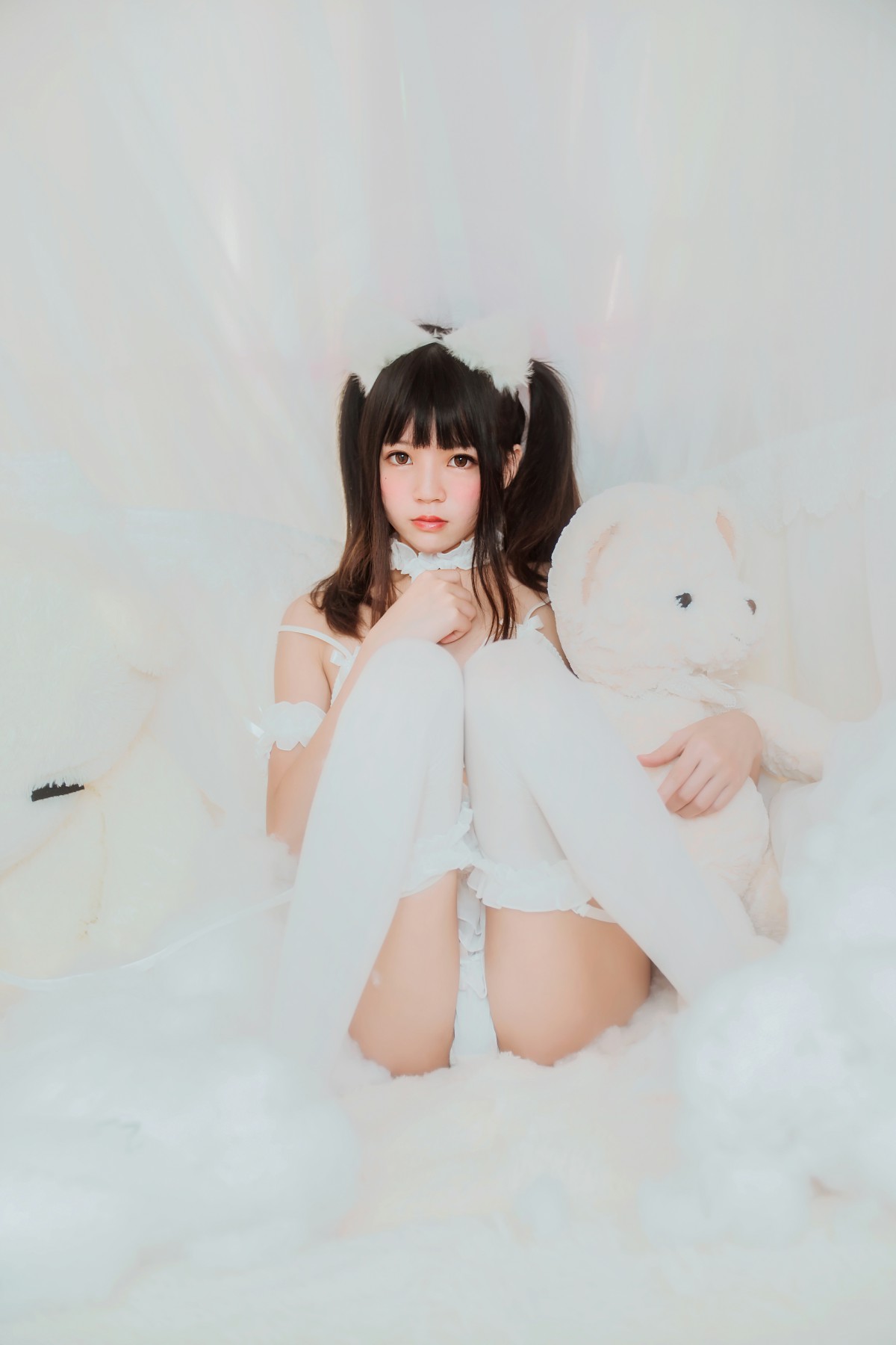 图片[17]-萝莉风COS 桜桃喵 – 白猫 – COSPLAY-小爱·美女部落