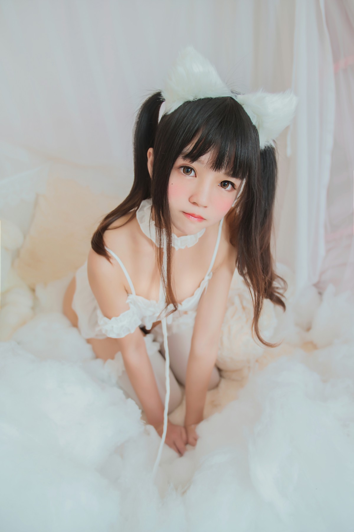 图片[23]-萝莉风COS 桜桃喵 – 白猫 – COSPLAY-小爱·美女部落