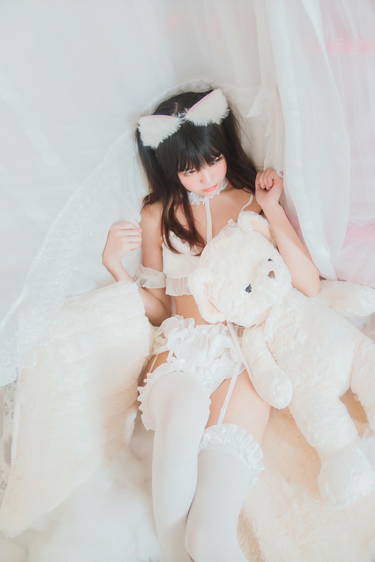 图片[26]-萝莉风COS 桜桃喵 – 白猫 – COSPLAY-小爱·美女部落