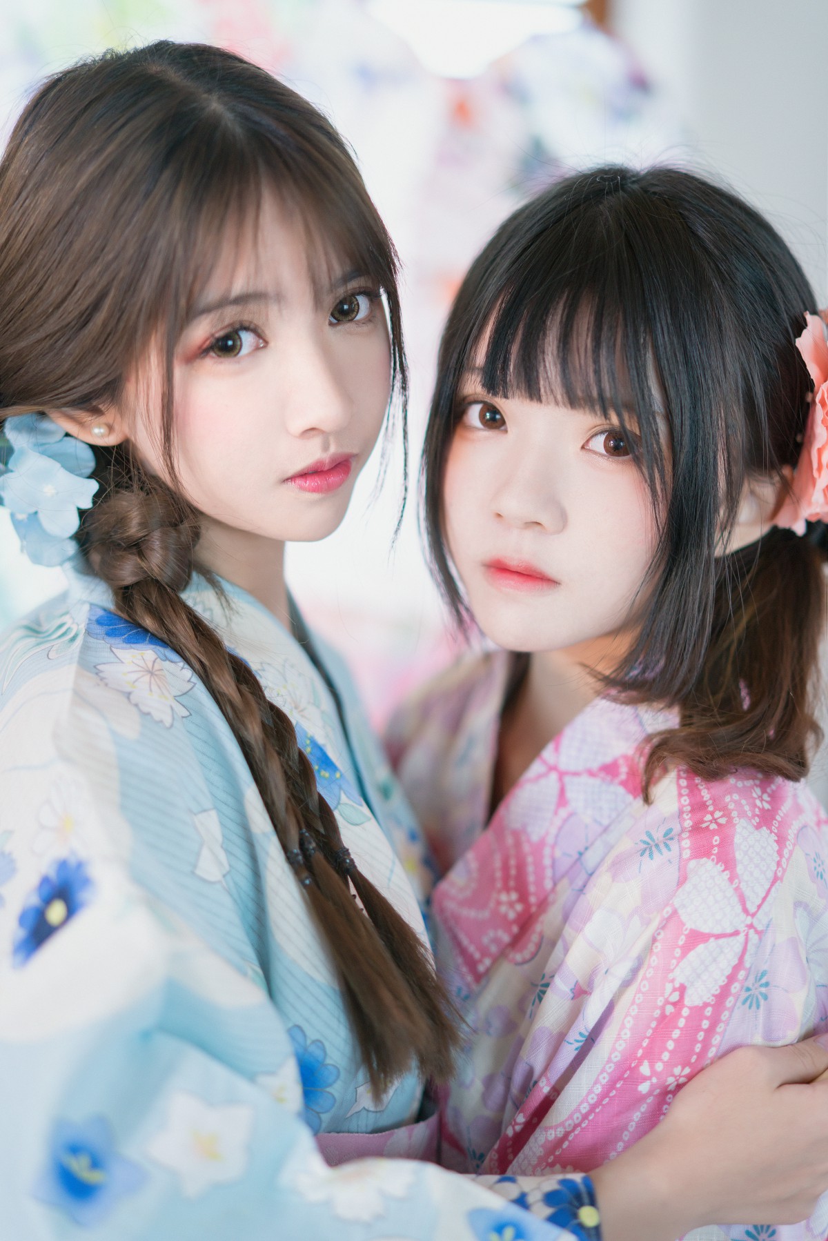 图片[3]-萝莉风COS 桜桃喵&amp;鳗鱼霏子 – 百合 – COSPLAY-小爱·美女部落