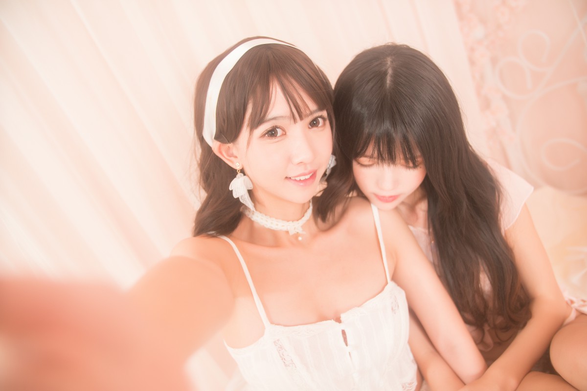 图片[12]-萝莉风COS 桜桃喵&amp;鳗鱼霏子 – 百合 – COSPLAY-小爱·美女部落