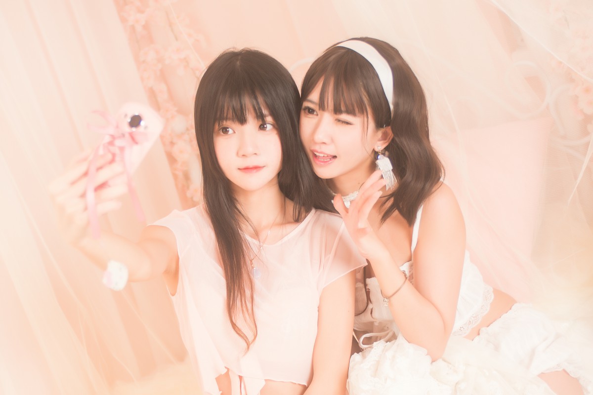 图片[15]-萝莉风COS 桜桃喵&amp;鳗鱼霏子 – 百合 – COSPLAY-小爱·美女部落
