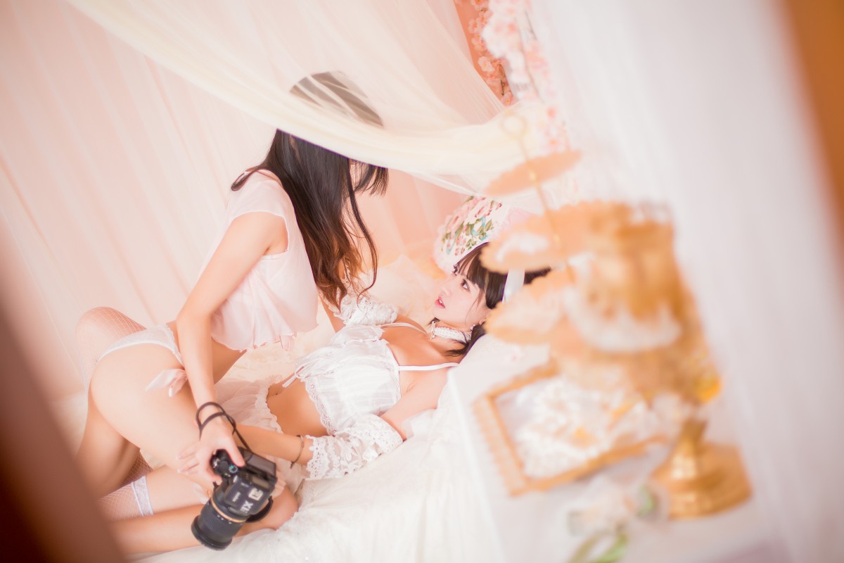 图片[19]-萝莉风COS 桜桃喵&amp;鳗鱼霏子 – 百合 – COSPLAY-小爱·美女部落