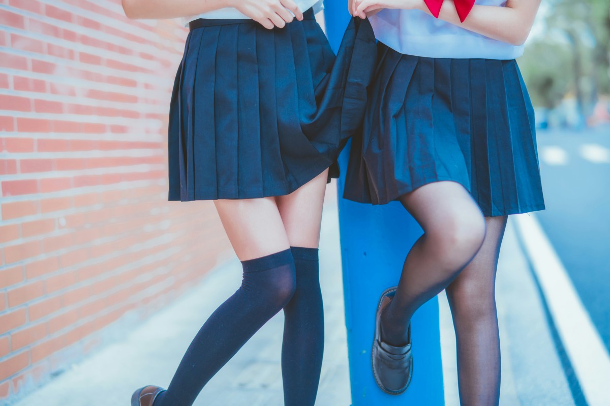 图片[5]-萝莉风COS 桜桃喵&amp;疯猫ss – JK百合2 – COSPLAY-小爱·美女部落