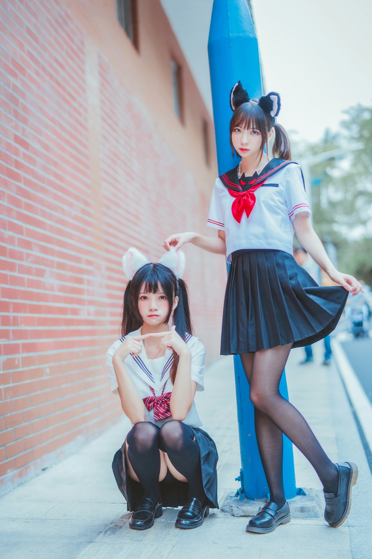 图片[7]-萝莉风COS 桜桃喵&amp;疯猫ss – JK百合2 – COSPLAY-小爱·美女部落