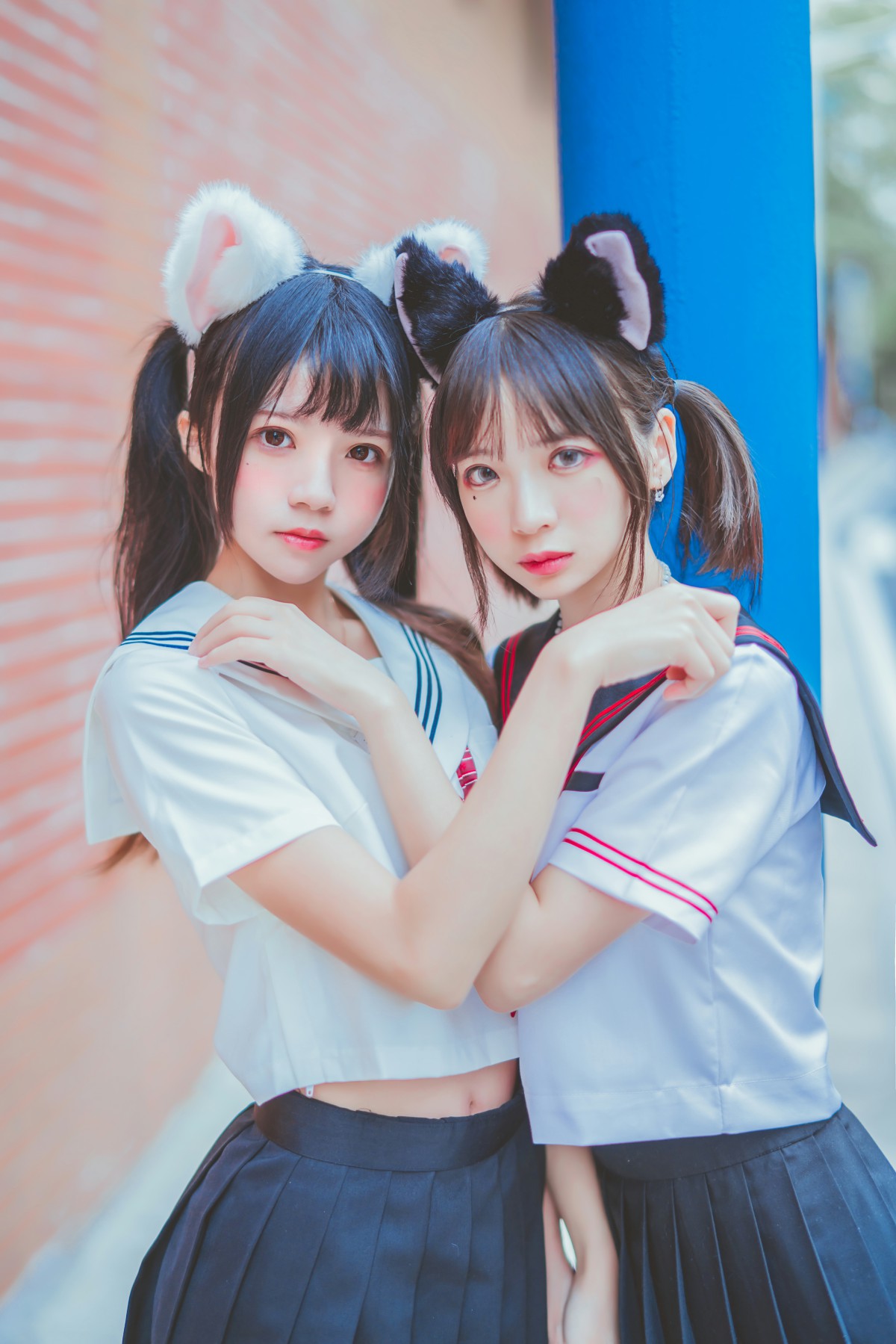 图片[6]-萝莉风COS 桜桃喵&amp;疯猫ss – JK百合2 – COSPLAY-小爱·美女部落