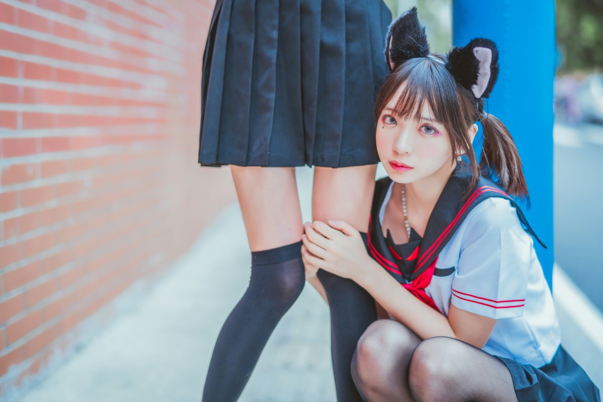 图片[16]-萝莉风COS 桜桃喵&amp;疯猫ss – JK百合2 – COSPLAY-小爱·美女部落
