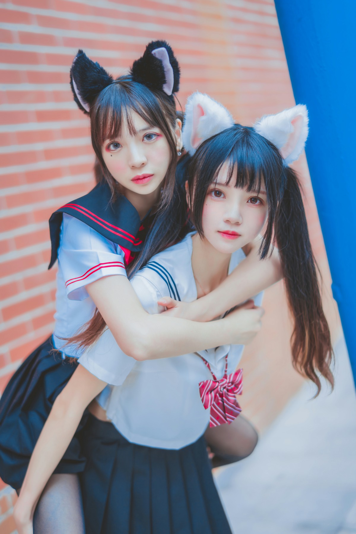 图片[18]-萝莉风COS 桜桃喵&amp;疯猫ss – JK百合2 – COSPLAY-小爱·美女部落