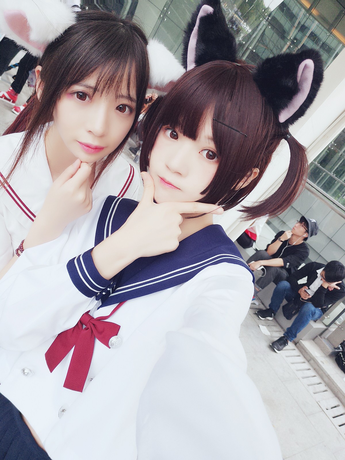 图片[27]-萝莉风COS 桜桃喵&amp;疯猫ss – JK百合2 – COSPLAY-小爱·美女部落