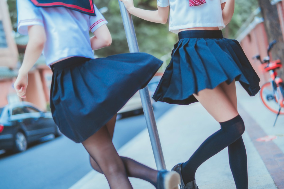 图片[28]-萝莉风COS 桜桃喵&amp;疯猫ss – JK百合2 – COSPLAY-小爱·美女部落