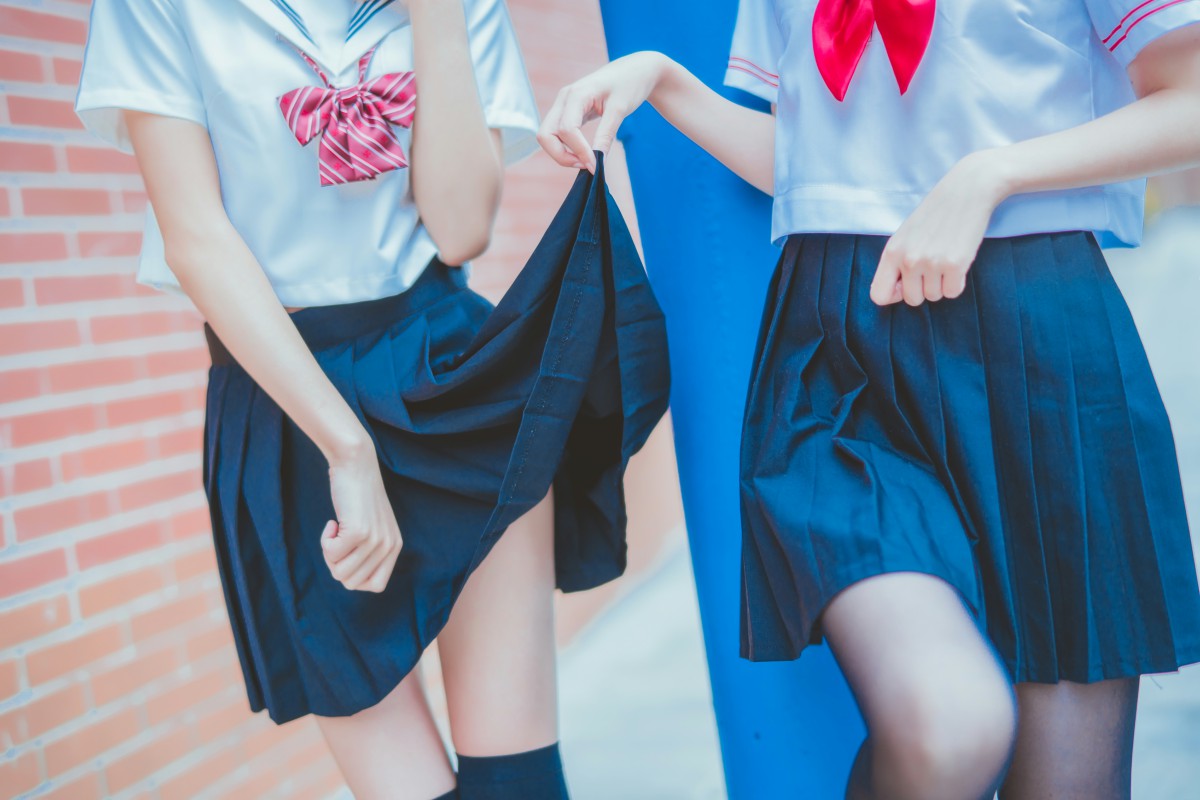 图片[29]-萝莉风COS 桜桃喵&amp;疯猫ss – JK百合2 – COSPLAY-小爱·美女部落