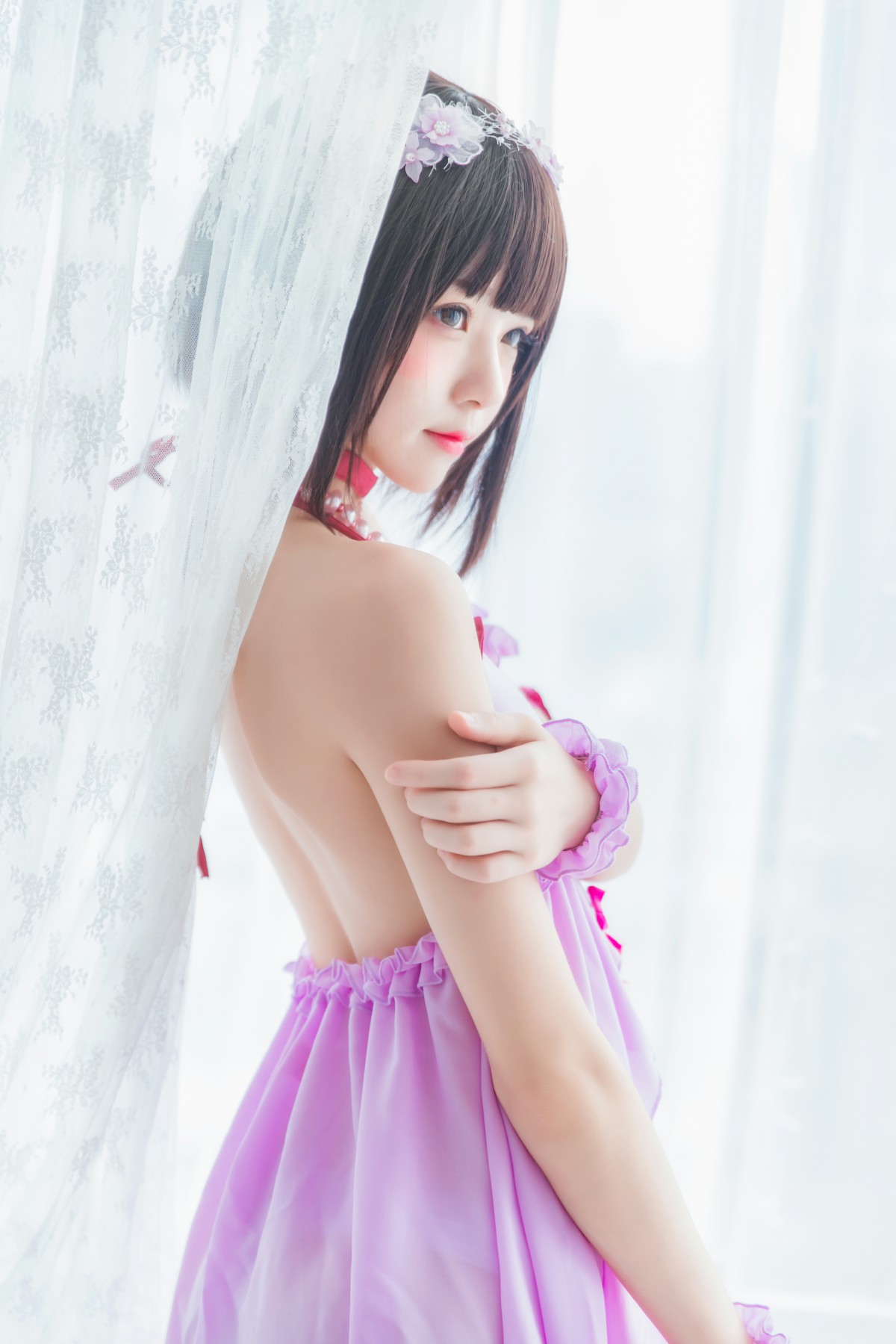 图片[17]-萝莉风COS 桜桃喵 – 加藤惠系列之小睡裙 – COSPLAY-小爱·美女部落