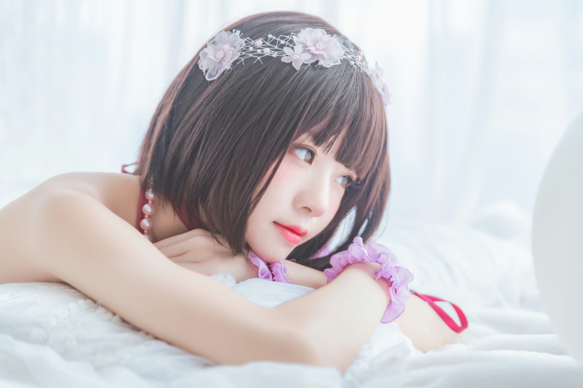 图片[29]-萝莉风COS 桜桃喵 – 加藤惠系列之小睡裙 – COSPLAY-小爱·美女部落