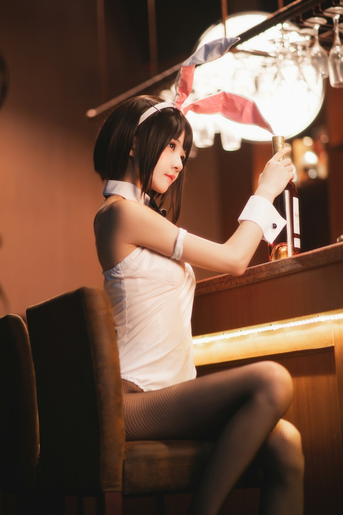 图片[5]-萝莉风COS 桜桃喵 – 加藤惠系列之兔女郎 – COSPLAY-小爱·美女部落