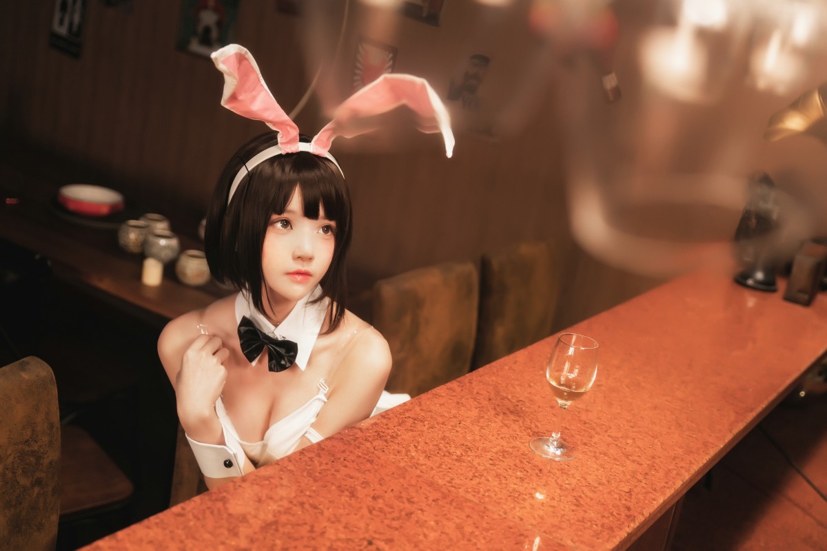 图片[7]-萝莉风COS 桜桃喵 – 加藤惠系列之兔女郎 – COSPLAY-小爱·美女部落