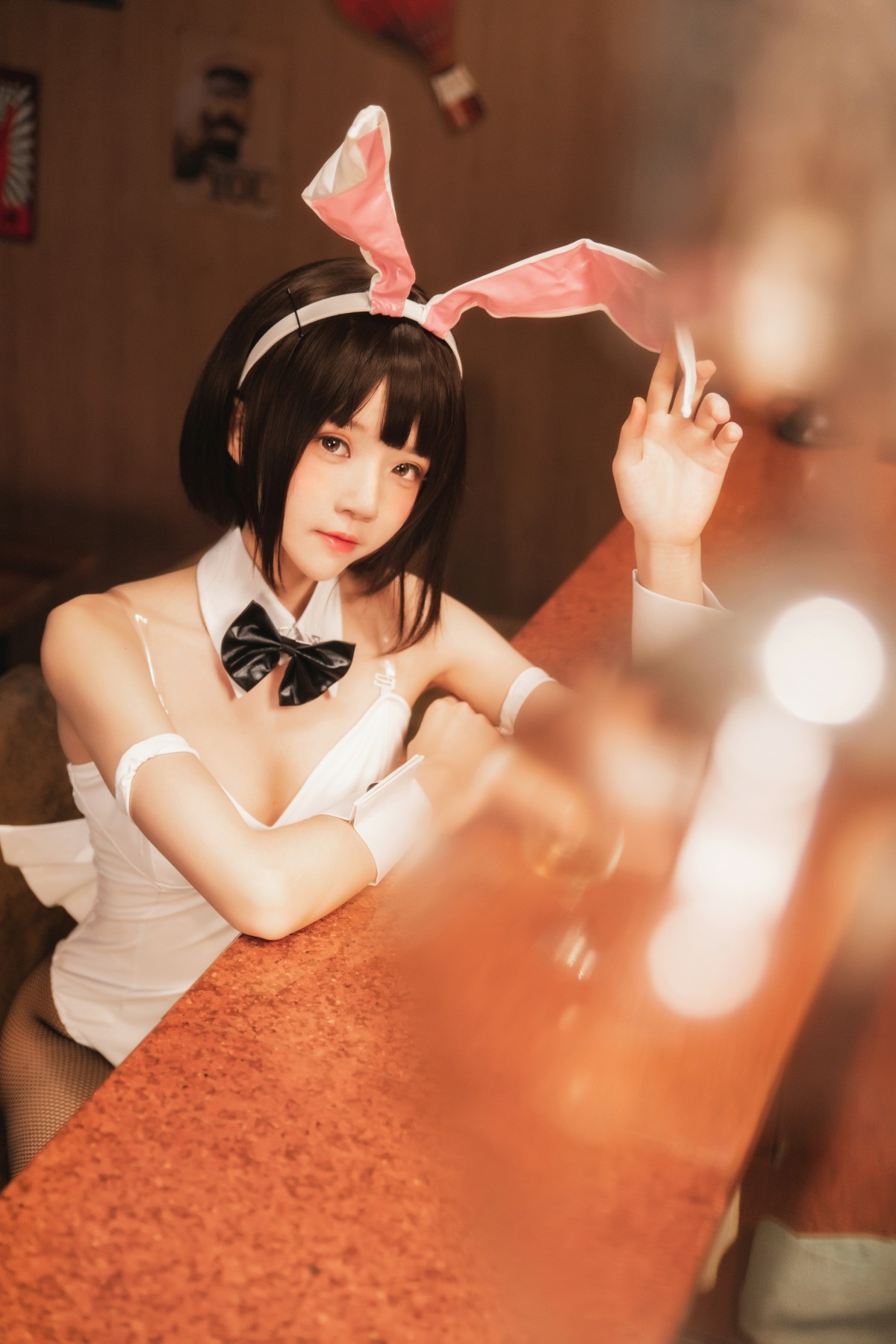图片[9]-萝莉风COS 桜桃喵 – 加藤惠系列之兔女郎 – COSPLAY-小爱·美女部落