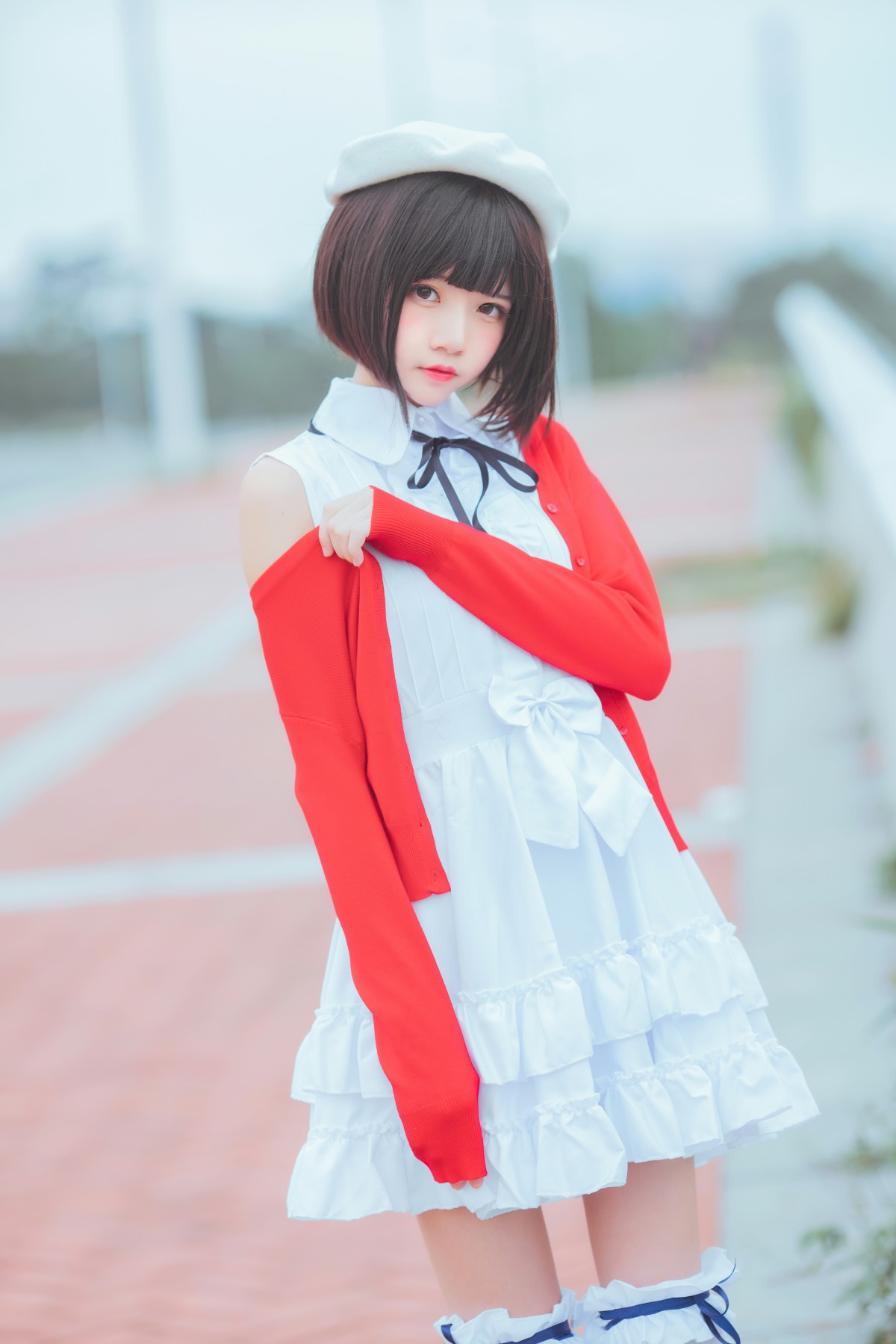 萝莉风COS 桜桃喵 – 加藤惠系列之常服 – COSPLAY-小爱·美女部落