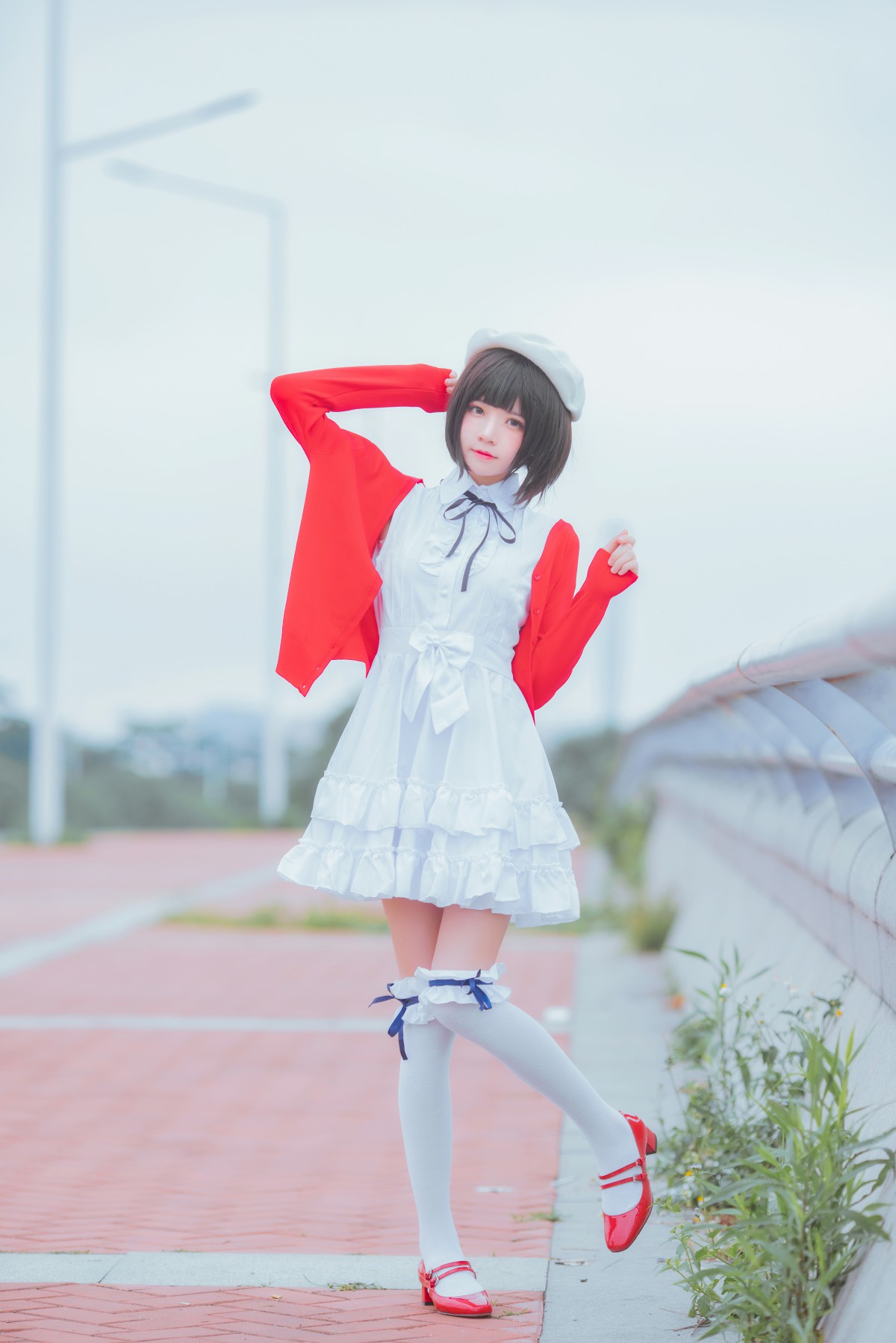 图片[4]-萝莉风COS 桜桃喵 – 加藤惠系列之常服 – COSPLAY-小爱·美女部落