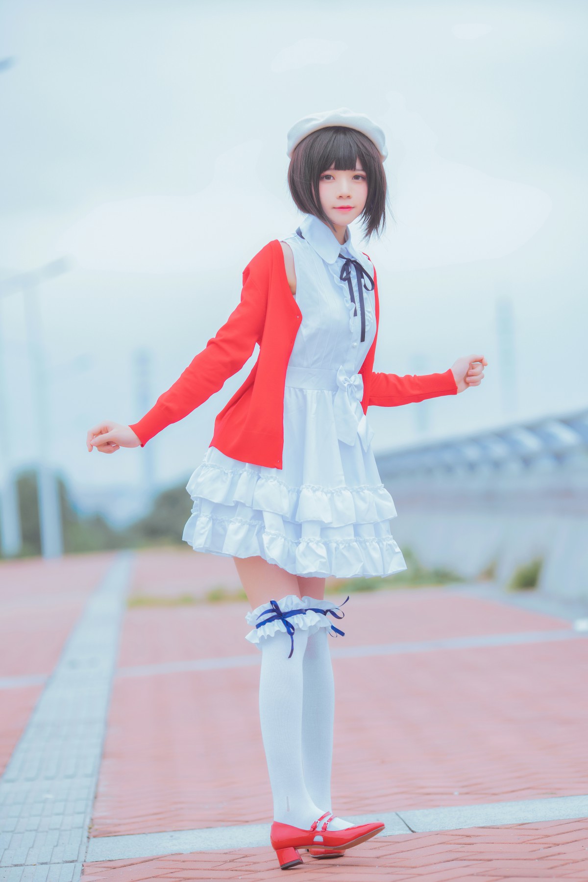 图片[6]-萝莉风COS 桜桃喵 – 加藤惠系列之常服 – COSPLAY-小爱·美女部落