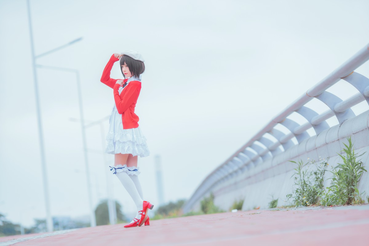 图片[5]-萝莉风COS 桜桃喵 – 加藤惠系列之常服 – COSPLAY-小爱·美女部落