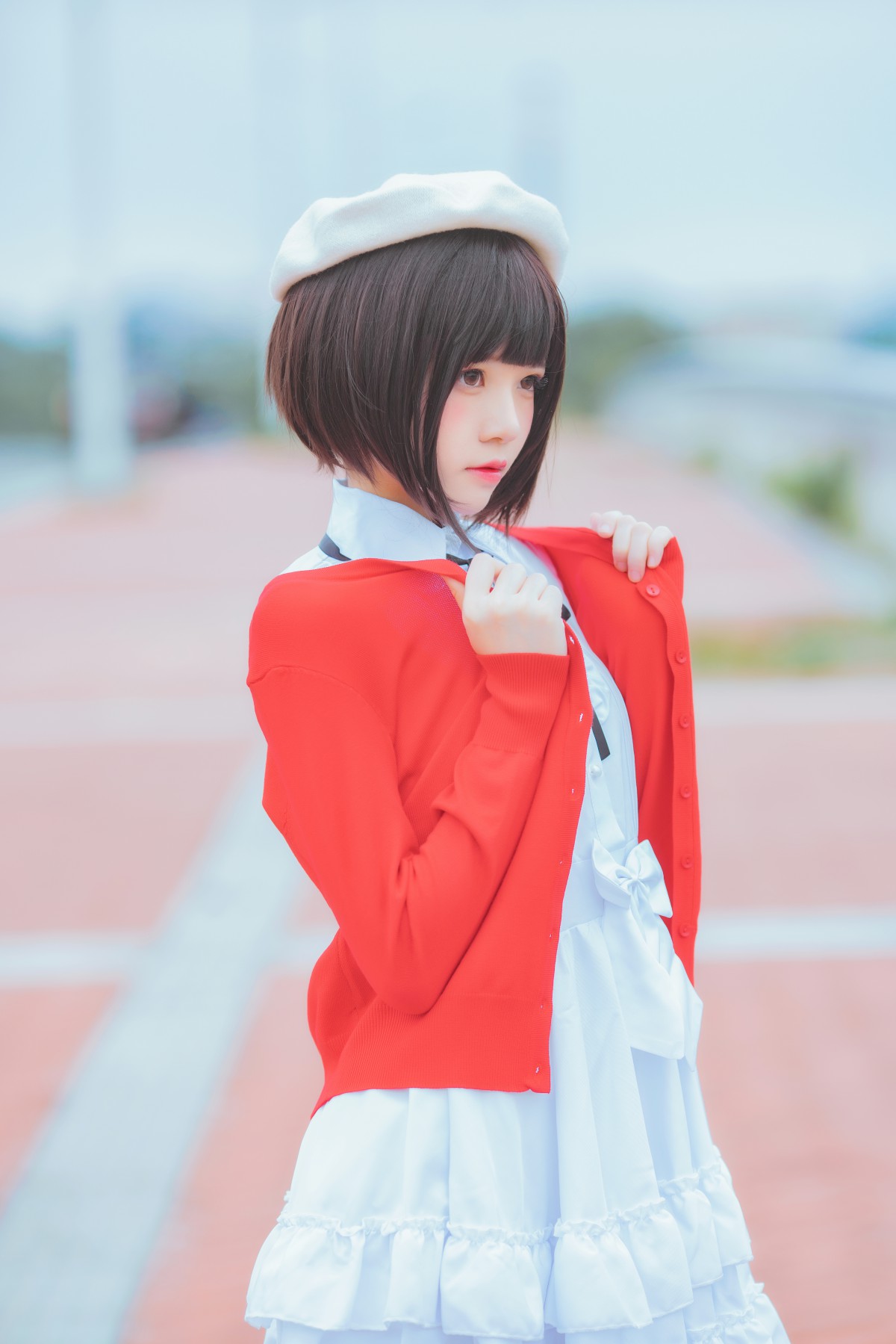 图片[9]-萝莉风COS 桜桃喵 – 加藤惠系列之常服 – COSPLAY-小爱·美女部落