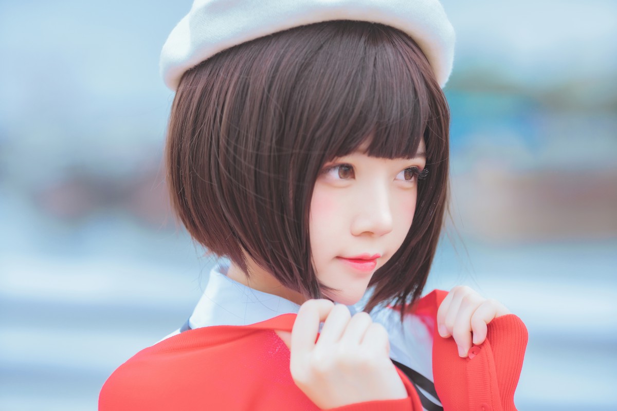 图片[10]-萝莉风COS 桜桃喵 – 加藤惠系列之常服 – COSPLAY-小爱·美女部落