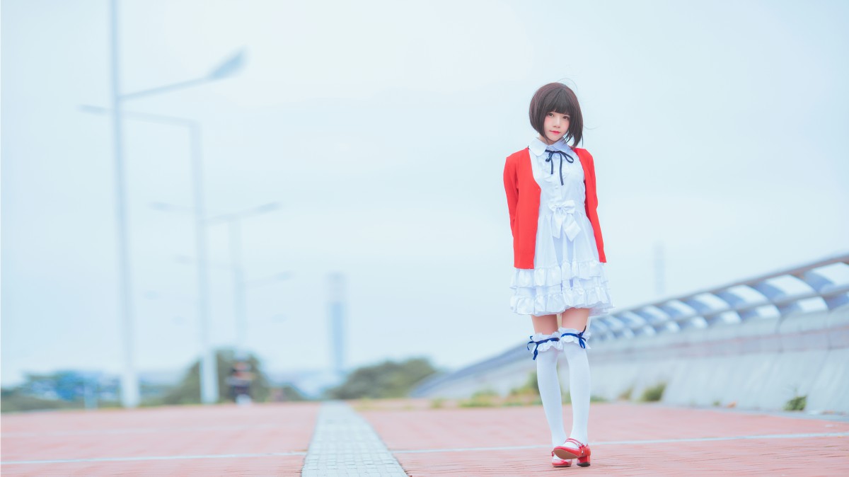 图片[20]-萝莉风COS 桜桃喵 – 加藤惠系列之常服 – COSPLAY-小爱·美女部落