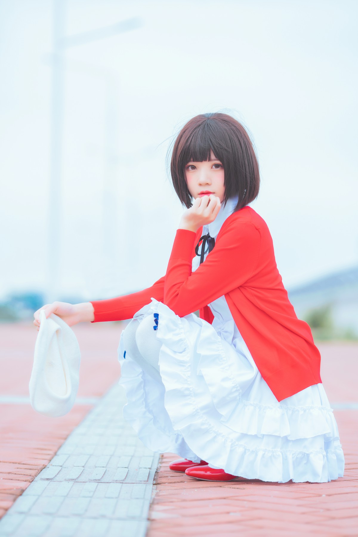 图片[23]-萝莉风COS 桜桃喵 – 加藤惠系列之常服 – COSPLAY-小爱·美女部落