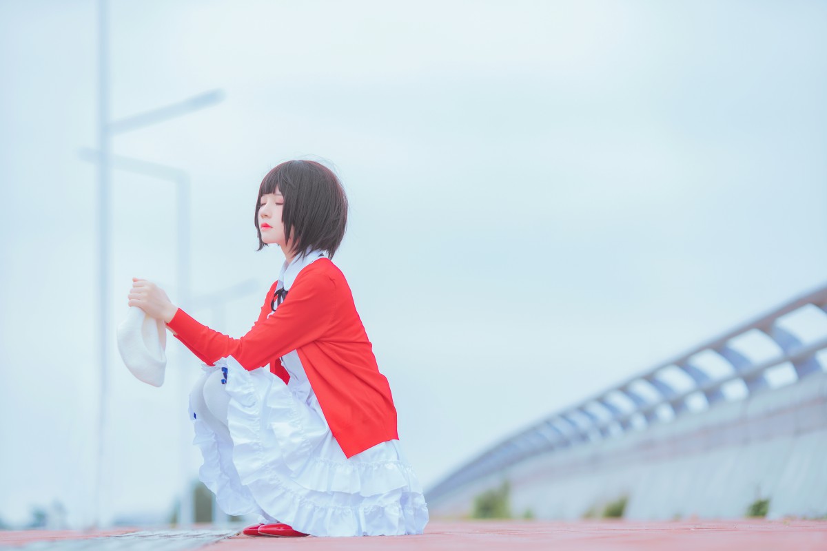 图片[24]-萝莉风COS 桜桃喵 – 加藤惠系列之常服 – COSPLAY-小爱·美女部落