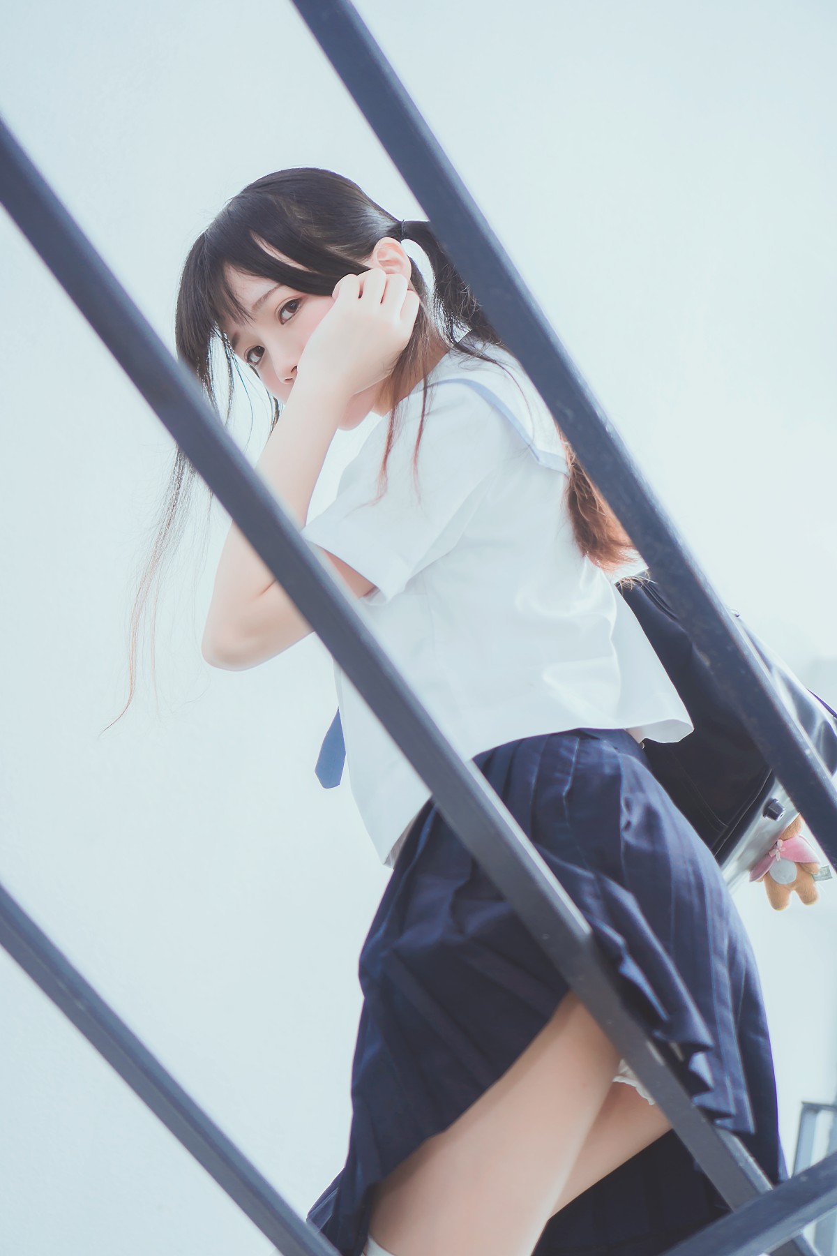 图片[6]-萝莉风COS 桜桃喵 – 蓝白水手服 – COSPLAY-小爱·美女部落