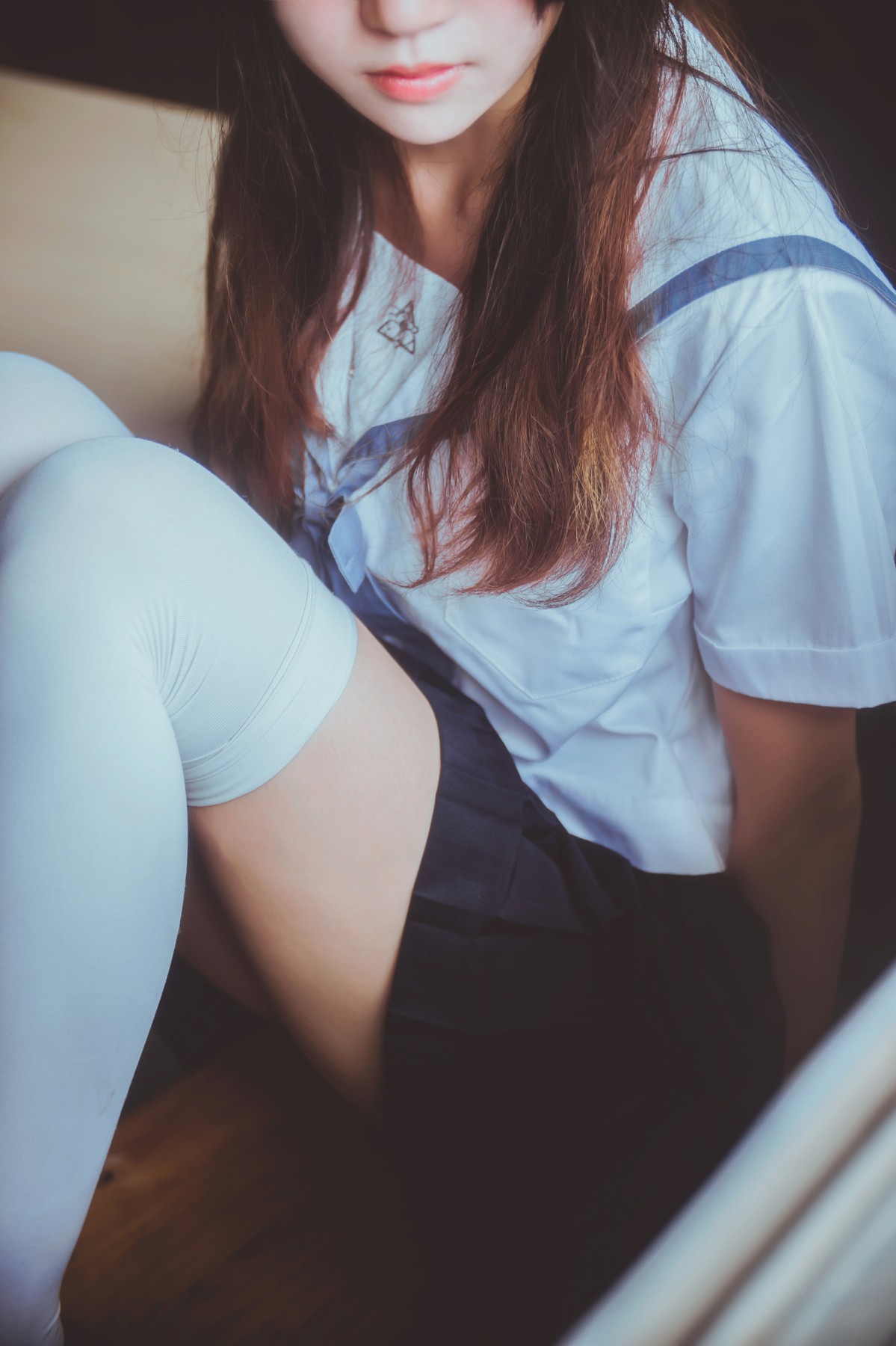 图片[13]-萝莉风COS 桜桃喵 – 蓝白水手服 – COSPLAY-小爱·美女部落