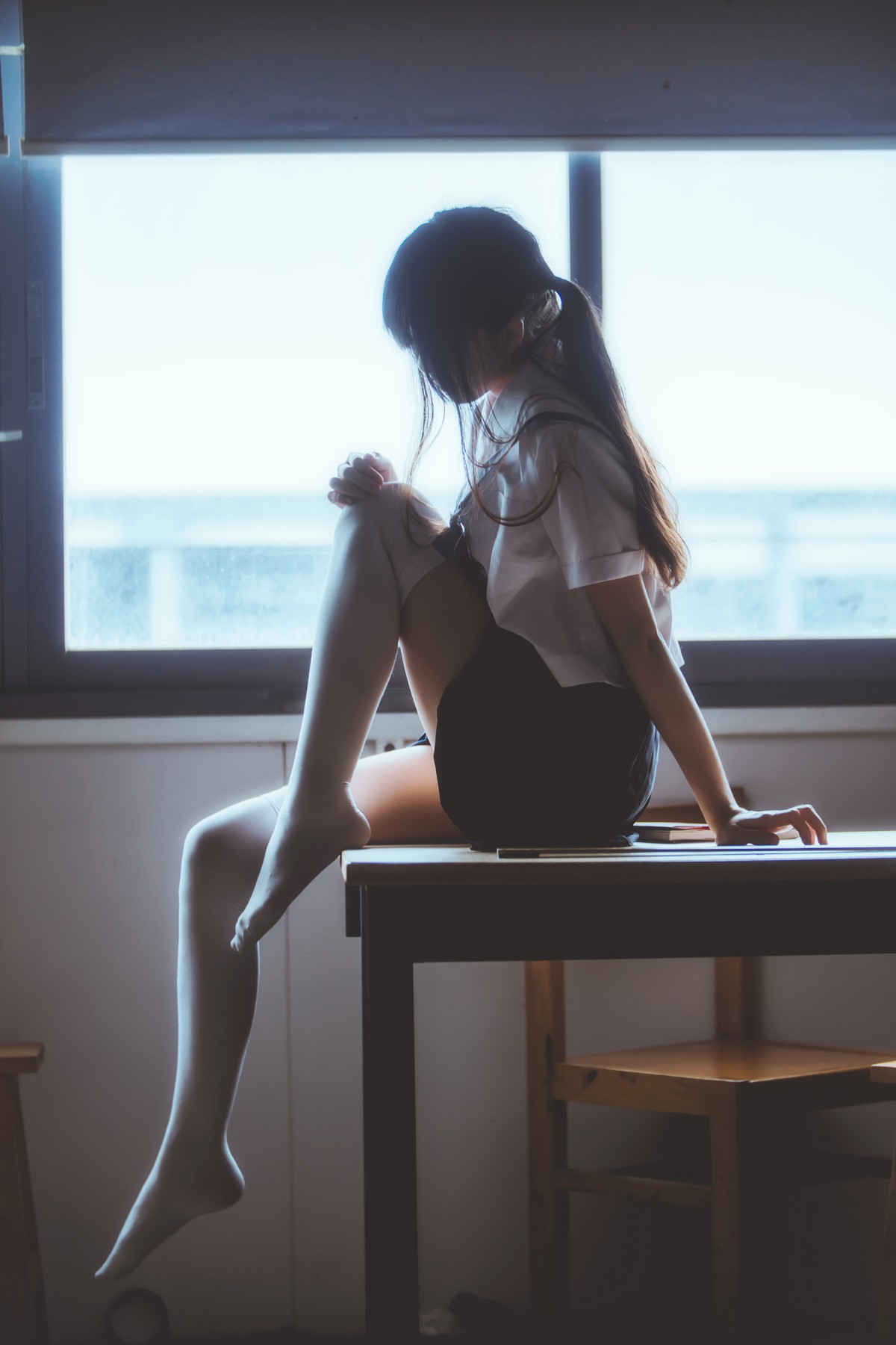图片[39]-萝莉风COS 桜桃喵 – 蓝白水手服 – COSPLAY-小爱·美女部落