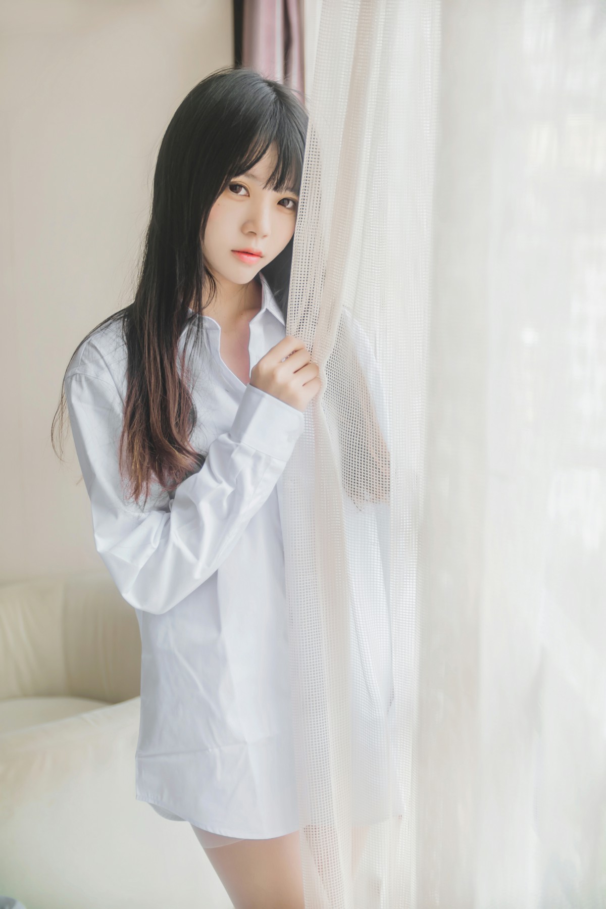 图片[11]-萝莉风COS 桜桃喵 – 白衬衫散发 – COSPLAY-小爱·美女部落