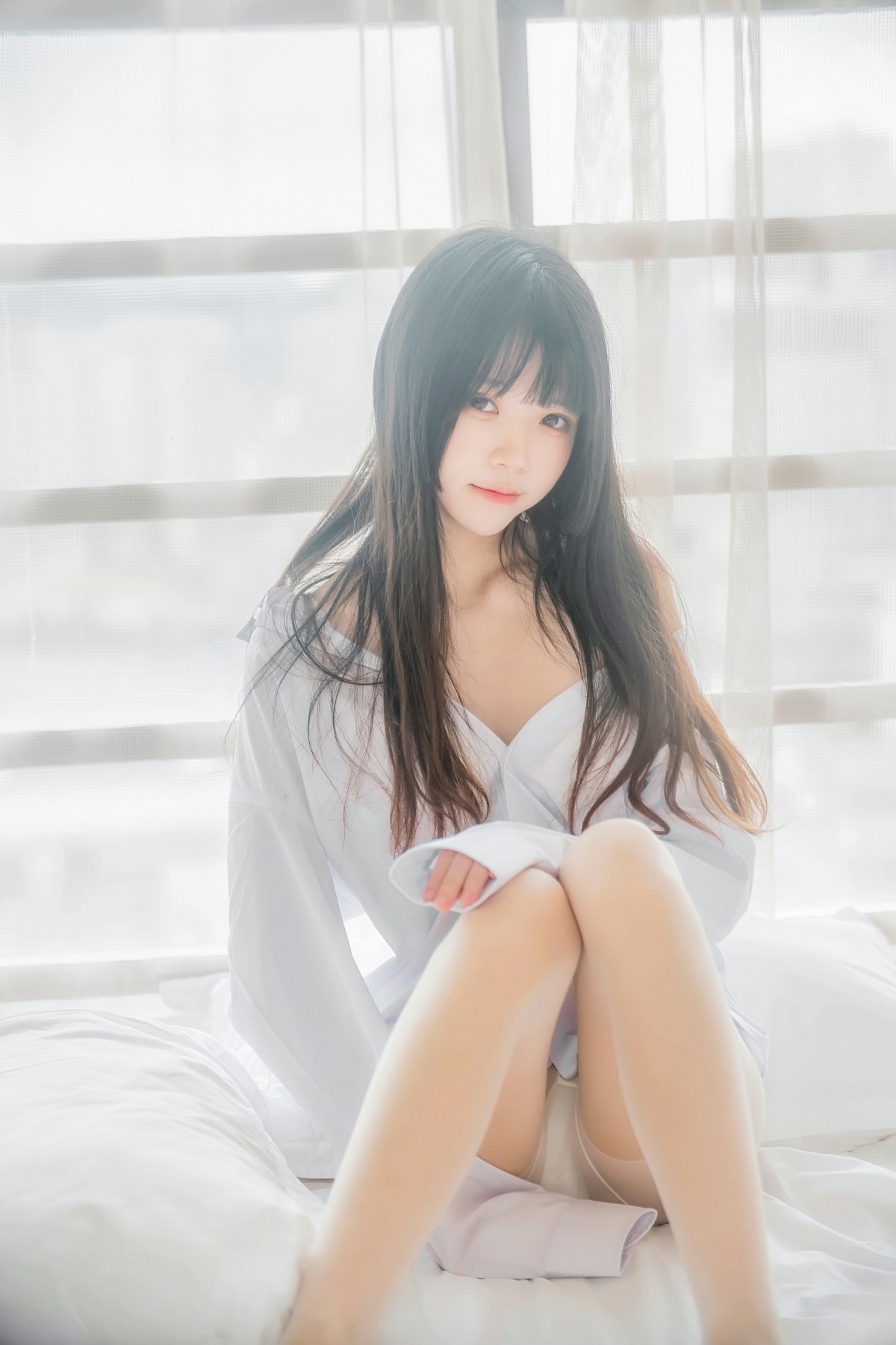 图片[33]-萝莉风COS 桜桃喵 – 白衬衫散发 – COSPLAY-小爱·美女部落