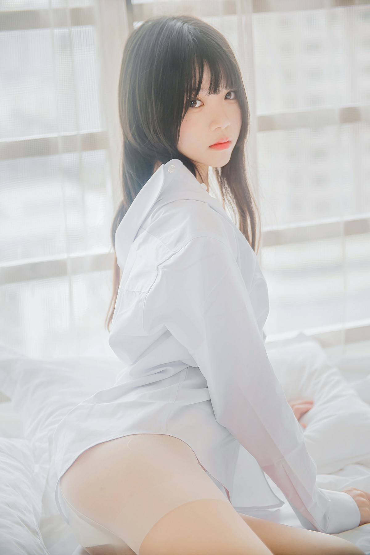 图片[39]-萝莉风COS 桜桃喵 – 白衬衫散发 – COSPLAY-小爱·美女部落