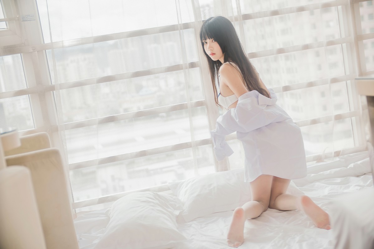 图片[46]-萝莉风COS 桜桃喵 – 白衬衫散发 – COSPLAY-小爱·美女部落