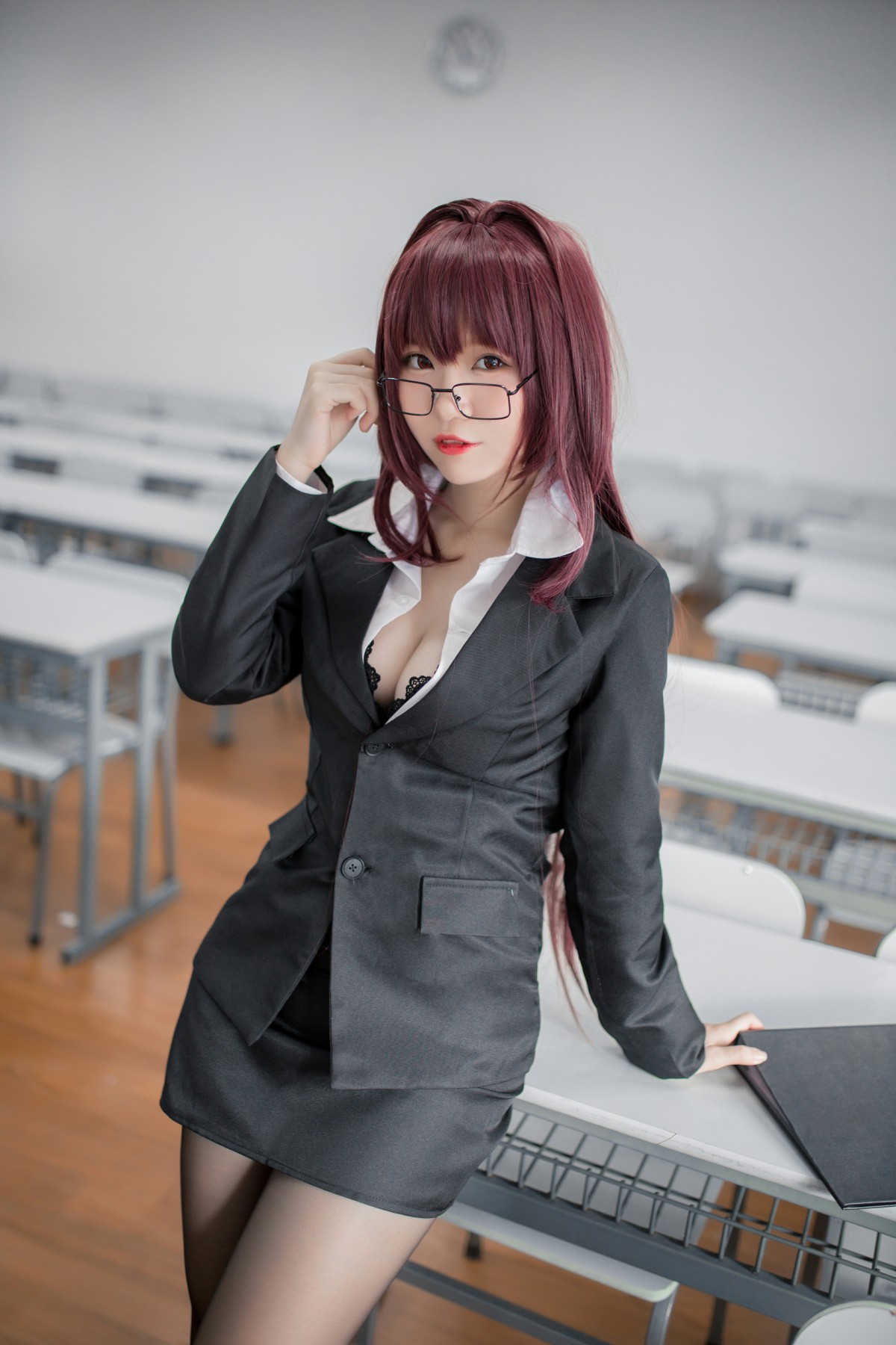图片[2]-性感人气COSER Yoko宅夏Cos – 斯卡哈教师 – COSPLAY-小爱·美女部落