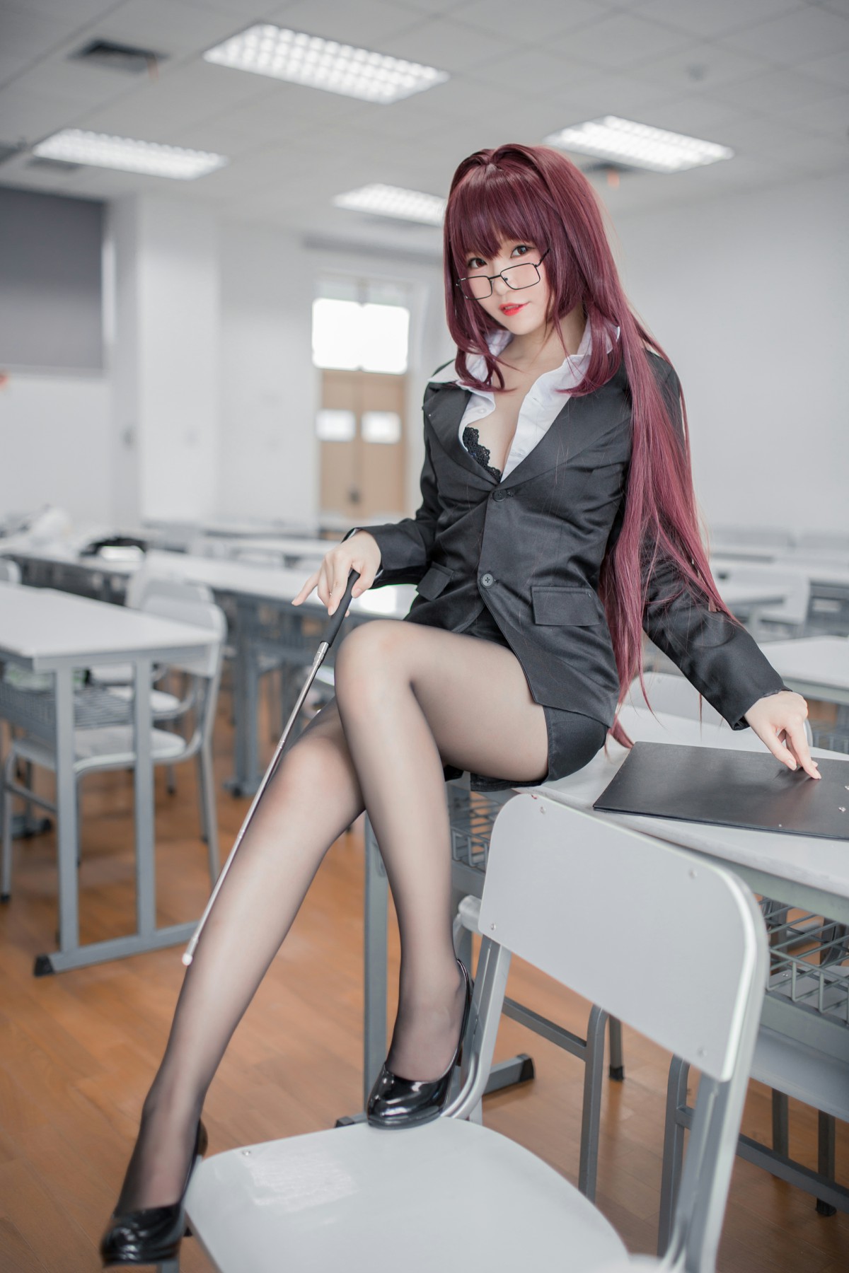 图片[3]-性感人气COSER Yoko宅夏Cos – 斯卡哈教师 – COSPLAY-小爱·美女部落
