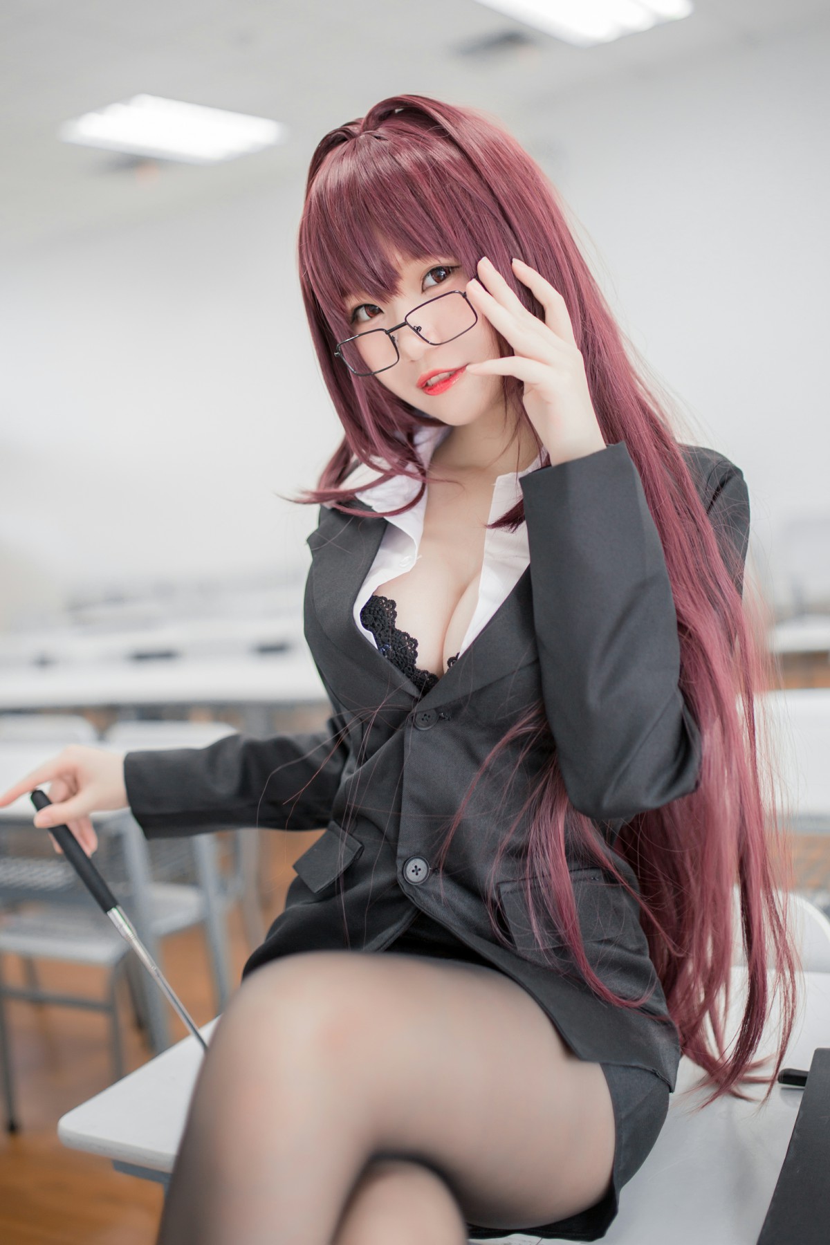 图片[4]-性感人气COSER Yoko宅夏Cos – 斯卡哈教师 – COSPLAY-小爱·美女部落