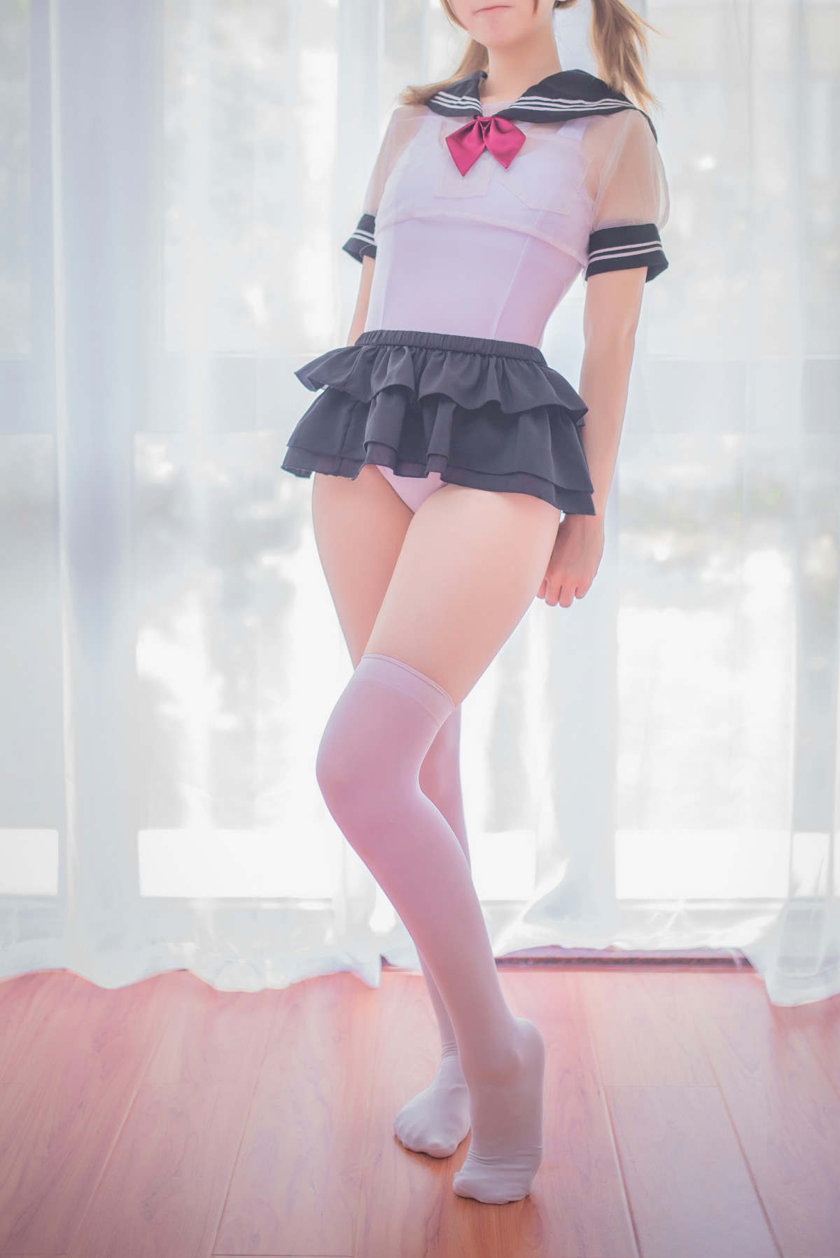 图片[18]-白金Saki写真 – 学生服 – COSPLAY-小爱·美女部落