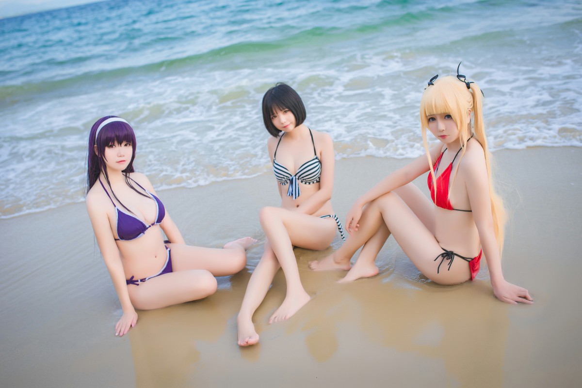 白金Saki写真 – 水着 – COSPLAY-小爱·美女部落