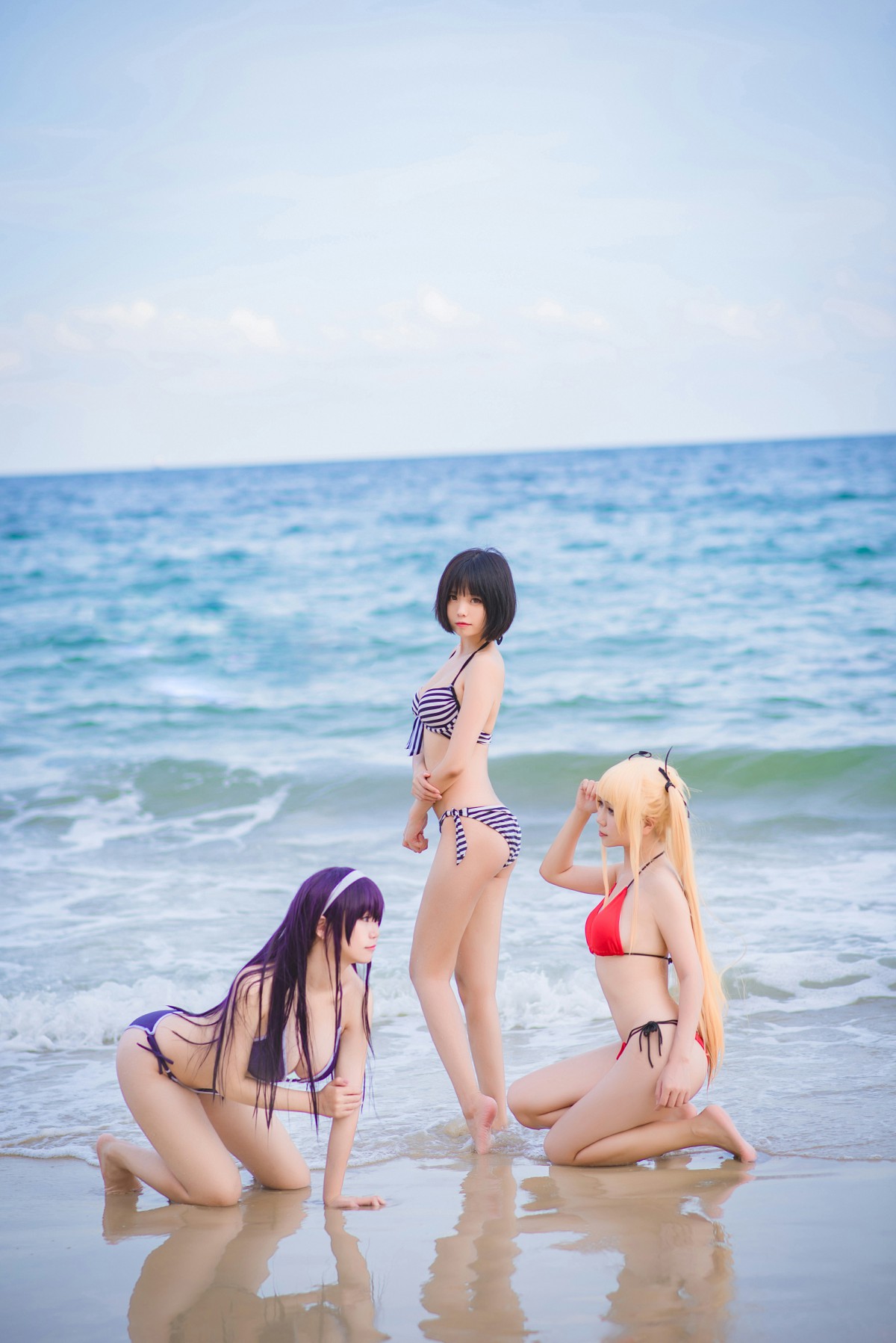 图片[3]-白金Saki写真 – 水着 – COSPLAY-小爱·美女部落
